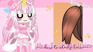 ✨How to shade hair✨||🔥Tutorial🔥||Gacha life