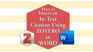 How to Insert an In-text Citation Using Zotero in Word | TechTricksGh