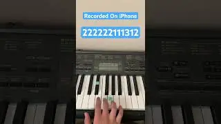 How To Play Recorded On iPhone Meme Song | Easy Piano Tutorial 