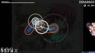 Katakiri Rekka - (^3^)chu Dere Rhapsody [vs Extra], 94.56% ACC, 102PP
