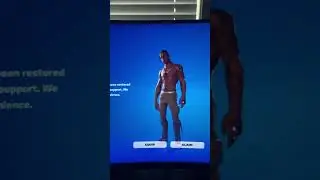 travis scott free skin glitch