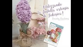 Realizziamo un giacinto in feltro con la fustella ortensia