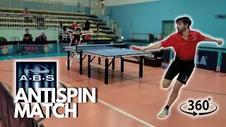 FRICTIONLESS ANTISPIN vs Aggressive Player ☄️ | Dr. Neubauer A-B-S | Table Tennis Match
