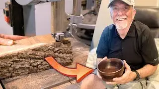 I gifted my Dad my first woodturning project!