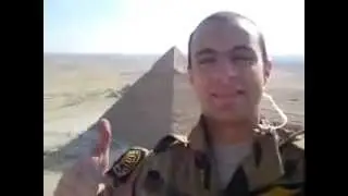 رساله من الشهيد وائل المر من فوق سفح الهرم لمصر وللعالم  ( شايفين مصر من فوق عامله أزاى ؟ )