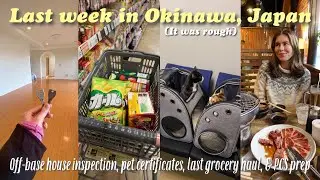 My last Okinawa Vlog | PCS Prep📦, housing inspection🏡, pet certificates🐾, & saying goodbye