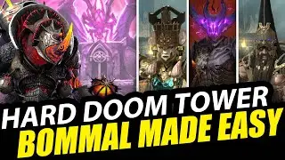 HARD DOOM TOWER BOMMAL (Dreadhorn) Team Builds - RAID: Shadow Legends Livestream Highlights 707