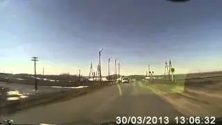 Самарский водитель снял свою смерть на регистратор