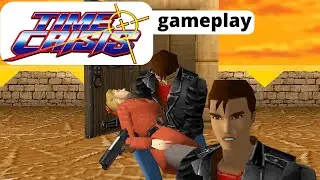 time crisis 1 (arcade) gameplay