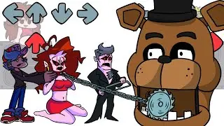 FNF Spooky Battle with Five Nights at Freedy's Characters SPECIAL EDITION | FNF Animation