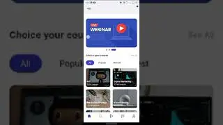 build Medico Top Online Course app UI using Flutter