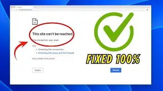 Fix “This Site Can’t Be Reached” Error in Google Chrome (100% Solved)