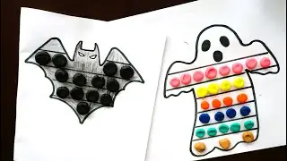 Bat vs ghost Pop it, Make & Play ghost pop it fidget training