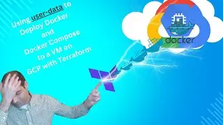 Use user-data to deploy Docker and Docker Compose in a VM on GCP with Terraform