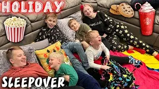 Best Ever Holiday Sleepover Routine!!