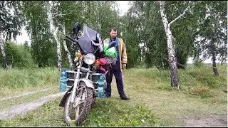 Мои ПУТЕШЕСТВИЯ на МОПЕДЕ по лесам и  дальняк по Уралу. Загадки озера Аллаки.