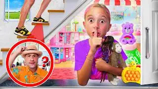 HO COSTRUITO UNA STANZA SEGRETA DEI GIOCHI NELLA NOSTRA VILLA DI NASCOSTO!