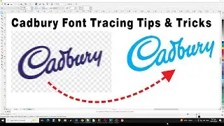How to Trace Any JPG Font to Vector in Coreldraw, Quick Convert A JPG TO Vector, CorelwaliSarkar