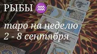 РЫБЫ ТАРО расклад на неделю со 2 по 8 сентября 2024 года.