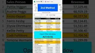 How to Sort Data by Color in Excel