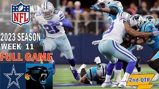 Dallas Cowboys vs Carolina Panthers FULL GAME 2nd 11/19/23 Week 11 | NFL Highlights Today