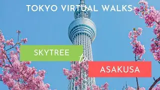 Tokyo Skytree to Asakusa | Virtual Walking Tour