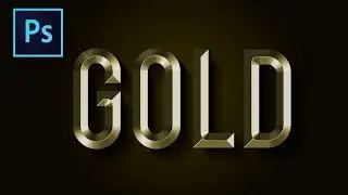 Gold Text Effect: Photoshop Tutorial