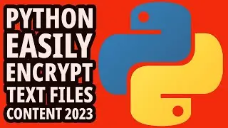How To Encrypt Text Files In Python - MINI PROJECT2023