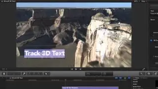 How to create 3D text tracked to background motion in FCP X using DriveX powered by mocha