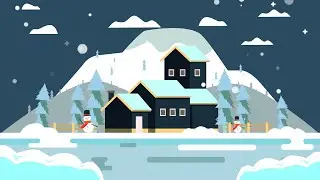 Новогодний фон-футаж -8