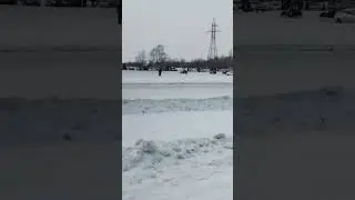 ЧП во время чемпионата по мотогонкам на льду