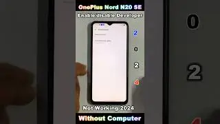 How to Enable disable Developer Options on One + Nord N20 Se 🆕 One + Nord N20 Se Developer Options