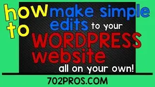 Make simple text edits to your WordPress website | Change text in WordPress