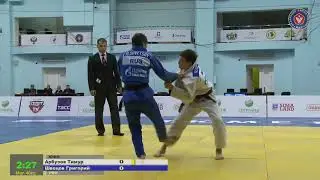 46 kg Арбузов Т Швецов Г 08 11 2018 Т4 Первенство России среди юношей и девушек до 18 лет, ТЮМЕНЬ