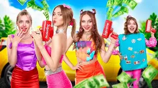 रोड ट्रिप पर क्रेज़ी घर की लड़कियाँ! एक छोटे शहर में बिगड़ैल अमीर लड़कियाँ