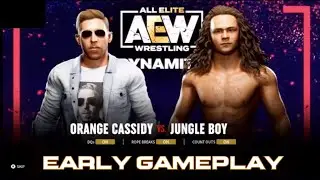 AEW Fight Forever: Orange Cassidy vs Jungle Boy Early Gameplay!