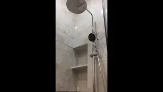 ✅ Месячный ремонт душевой комнаты за 7 минут. Ниши могло и не быть, но вовремя заказчик передумал.