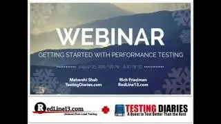 Webinar: Getting Started With Performance Testing (Ft. Testing Diaries)