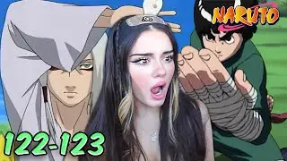 ROCK LEE SHOWS UP?! | Episode 122 & 123 | NARUTO REACTION