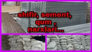 Chust shifir, sement, qum narxlari ALBATTA KORING