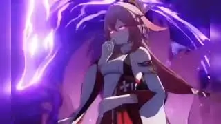 YAE MIKO Burst animation LEAK Genshin Impact #yaemiko