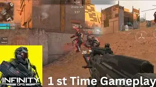 (Infinity Ops: Cyberpunk FPS) New FPS Gameplay Android/IOS 2024 | 1st Time Gameplay