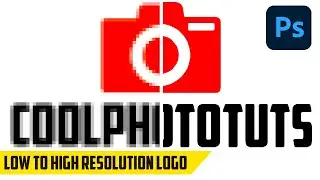 Convert Low Resolution Pixelated Logo to a High Resolution in Photoshop