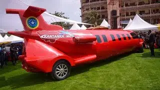 Apostle Kwadwo Sarfo Kantanka Launches Aeroplane-Car & Police CarMade In Ghana