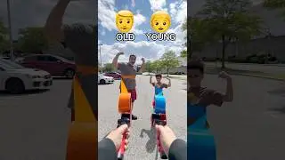 OLD VS YOUNG SPEED TEST 😱 #shorts
