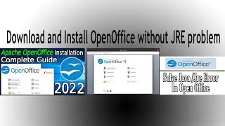 #how to #how to Download and Install OpenOffice with  No JRE Error #JRE error fixed