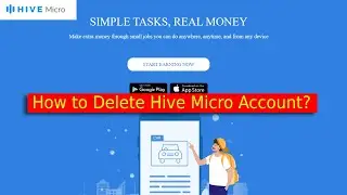 How to delete hive micro account? 