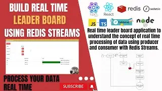 Build real time leaderboard web platform with NEXT.JS 14, Redis Streams, Socket.io, and Node.js