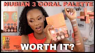 Juvia's Place Nubian 3 coral palette: 3 looks 1 palette Multiple swatches |ACCRA 330 VS KAMPALA 340