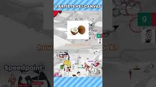8 artists vs 1 canvas 